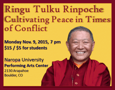 Ringu Tulku Rinpoche Boulder CO 9 Nov 2015 H